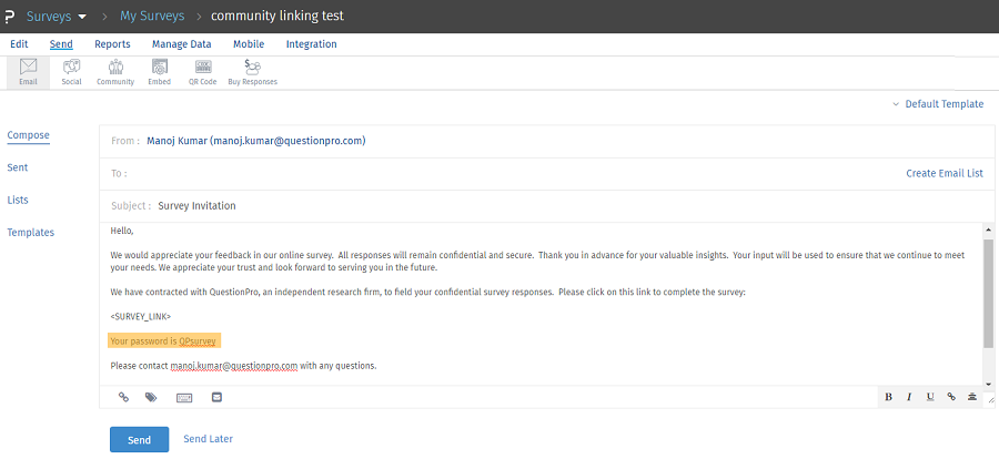 Survey Software Help Image